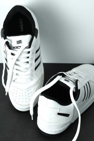 Black Striped White Sneaker