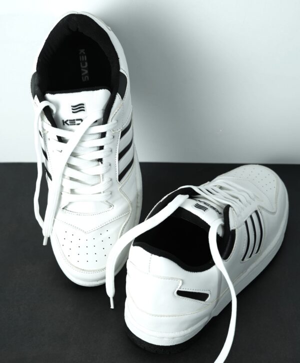 Black Striped White Sneaker