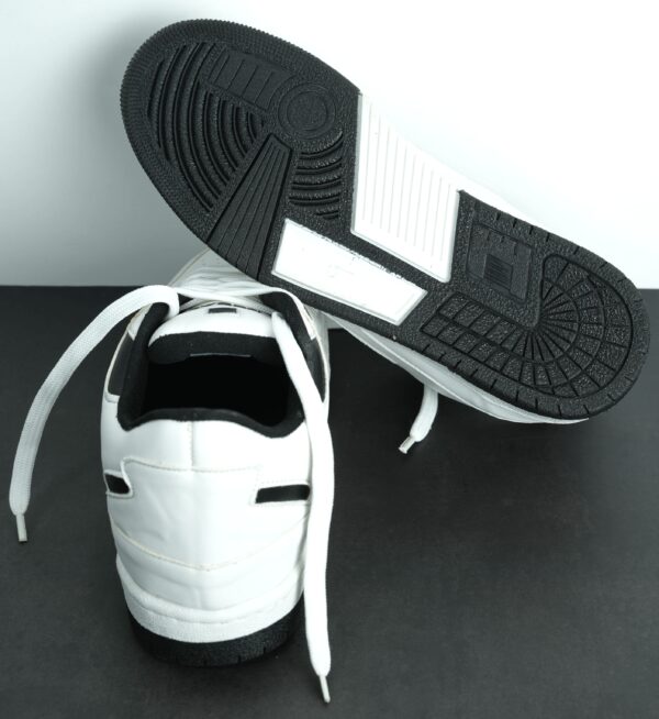 Black Striped White Sneaker - Image 6