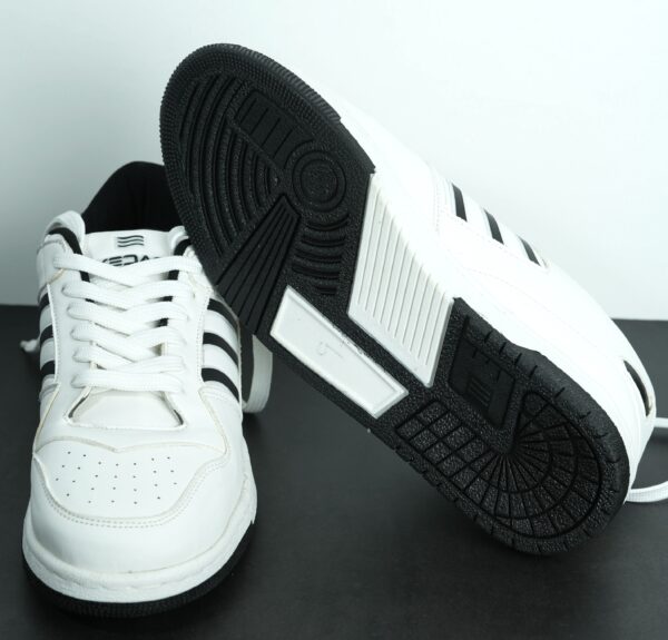Black Striped White Sneaker - Image 8