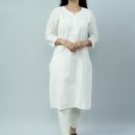 Classic Hand Embroidery Lakhnavi Kurti