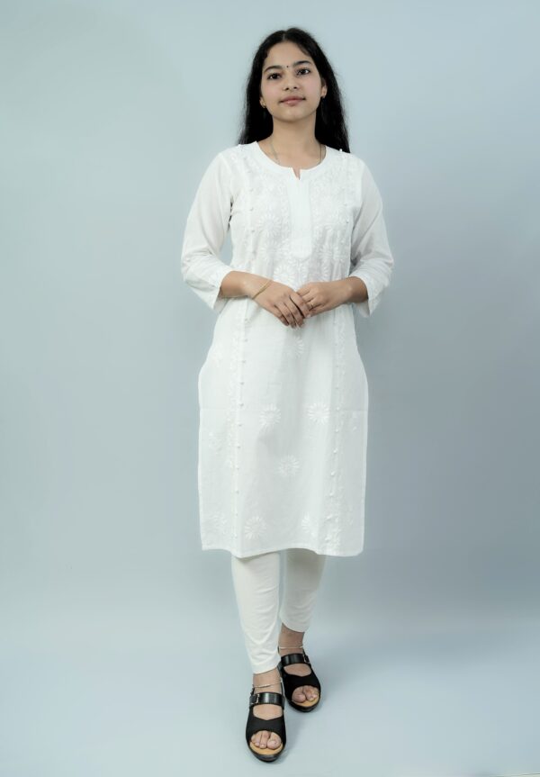 Classic Hand Embroidery Lakhnavi Kurti